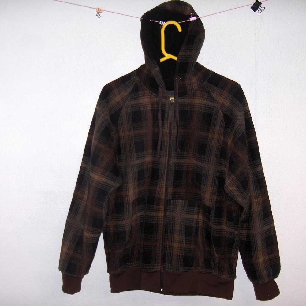 Hooded Jacket, M, Measures 46" Chest